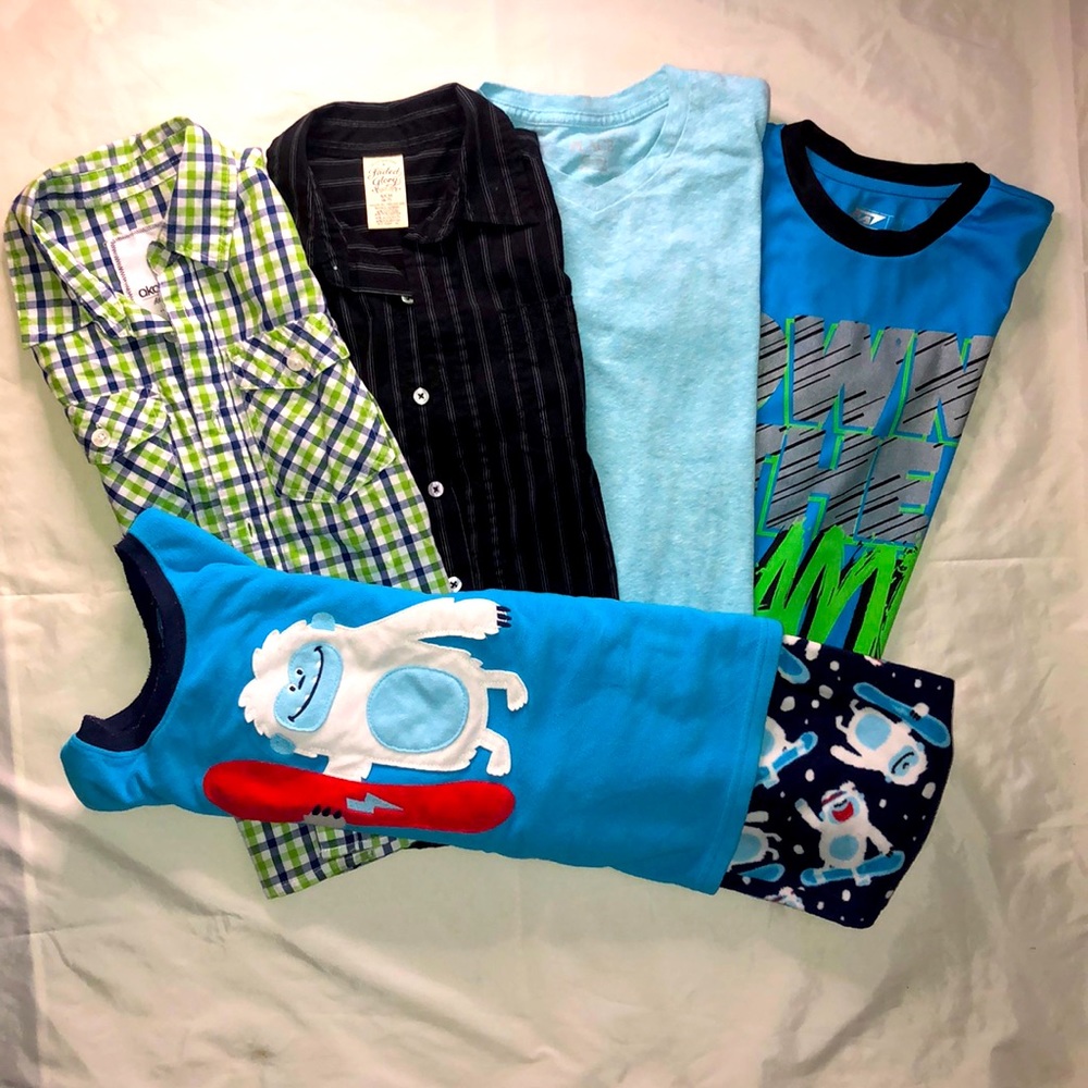Boys Lot Shirts and Pajamas PJ